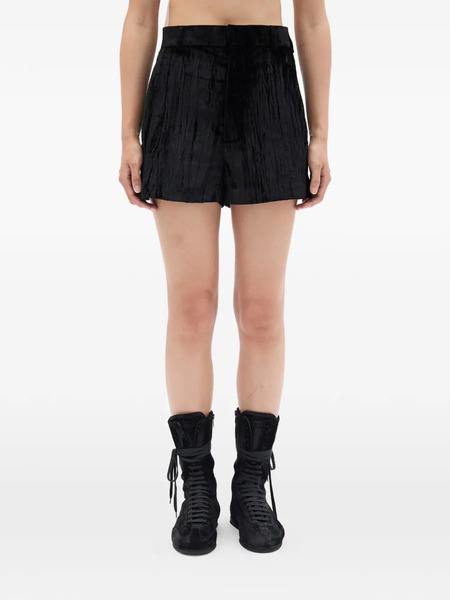  Ann Demeulemeester High-waist Tailored Shorts - Black 