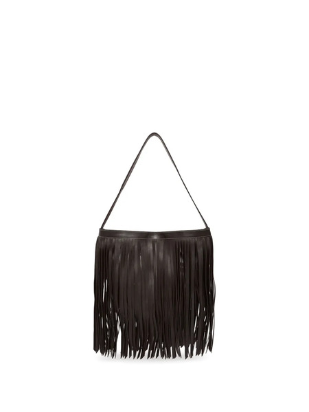  Ann Demeulemeester Jeli Fringed Tote Bag - Brown 