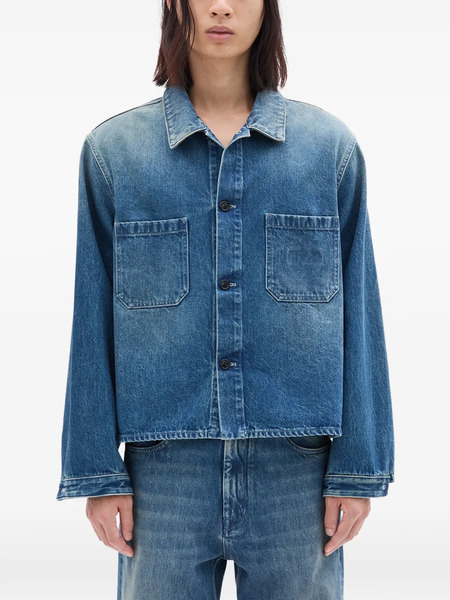  Ann Demeulemeester Juel Boxy-fit Denim Shirt - Blue 