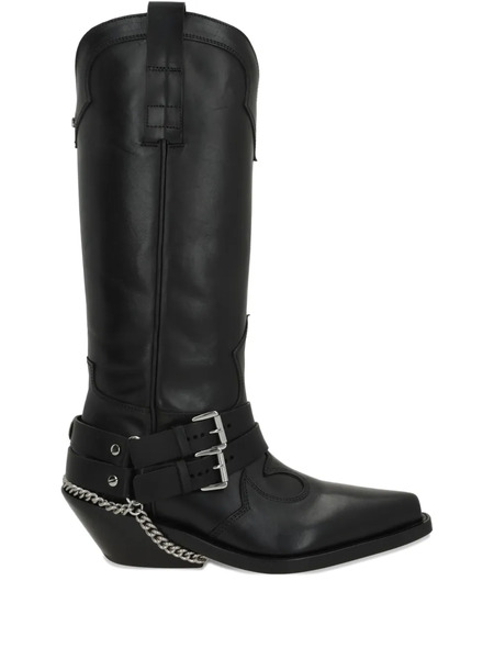  Ann Demeulemeester Leather Boots - Black 