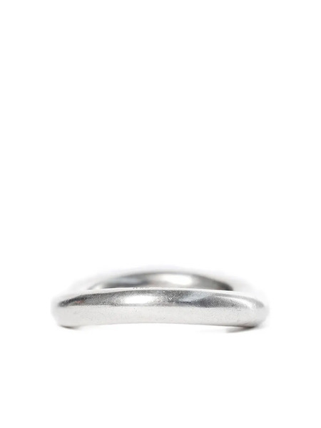  Ann Demeulemeester Logo-engraved Ring - Silver 
