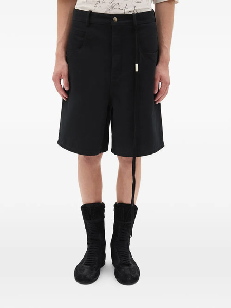  Ann Demeulemeester Narve Relaxed-fit Bermuda Shorts - Black 