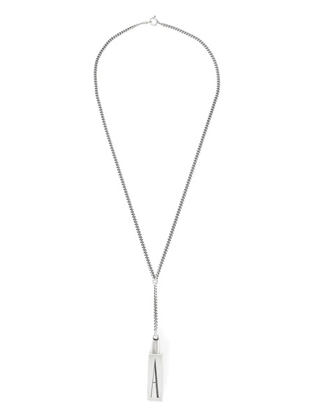  Ann Demeulemeester Paulu Perfume Pendant Necklace - Silver 