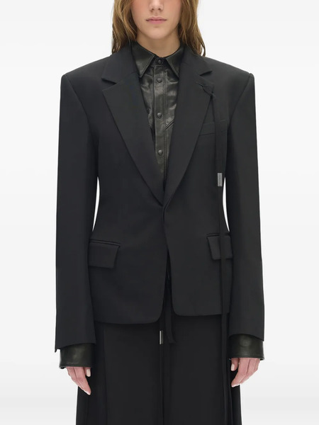  Ann Demeulemeester Rachele Single-breasted Blazer - Black 