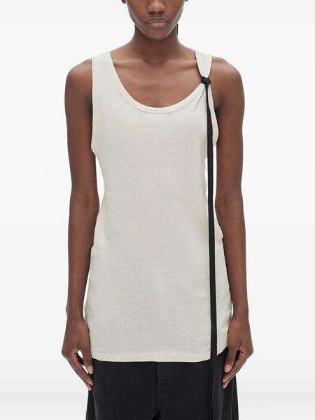  Ann Demeulemeester Seva Ribbed T-shirt - White 