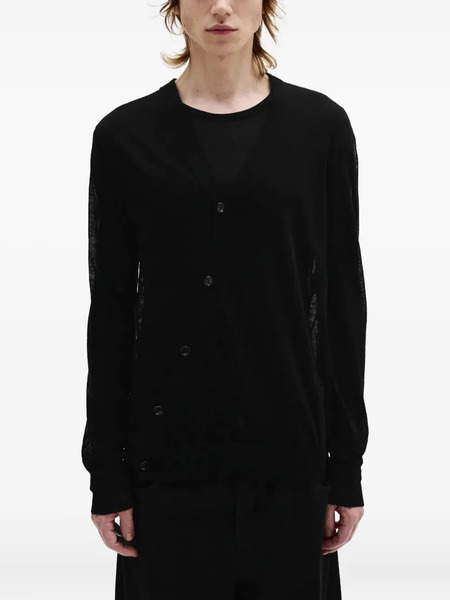  Ann Demeulemeester V-neck Cardigan - Black 