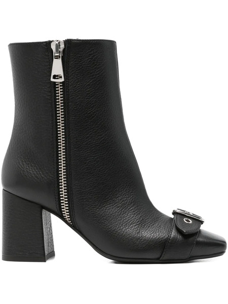  Anna F. Buckle-embellished Boots - Black 