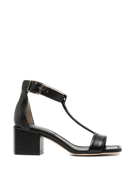  Anna F. Buckle-fastening Heeled Sandals - Black 