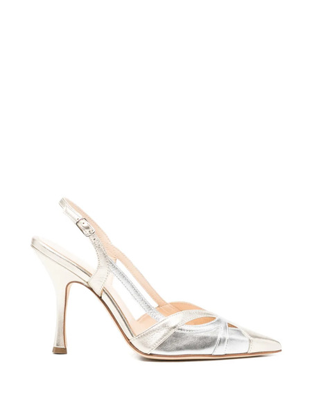  Anna F. Cut-out-detail Pumps - Silver 
