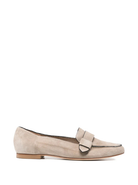  Anna F. Knot-detail Loafers - Neutrals 