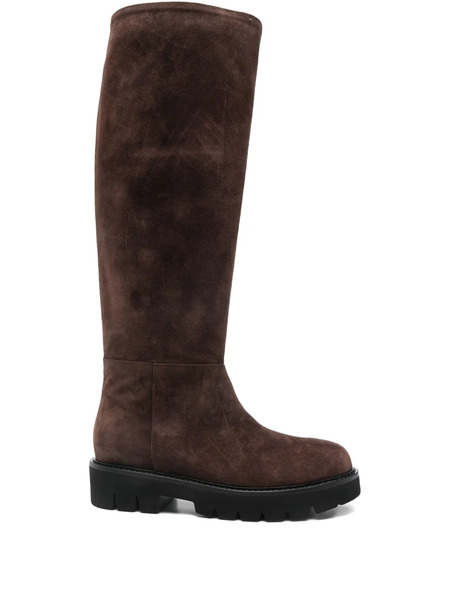 Anna F. Platform-sole Boots - Brown 