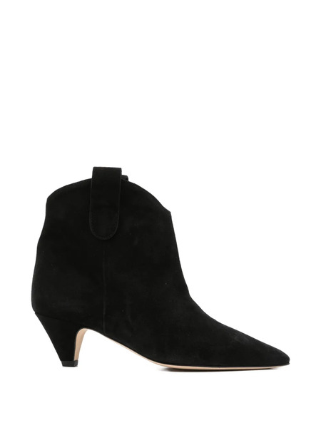  Anna F. Pointed Ankle Boots - Black 