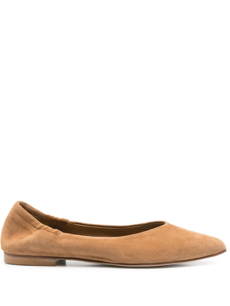  Anna F. Suede Ballet Flats - Brown 