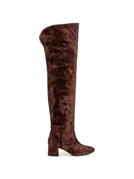  Anna F. Suede Boots - Brown 
