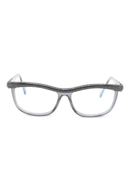  Anna-karin Karlsson Kiki String Embellished Glasses - Grey 