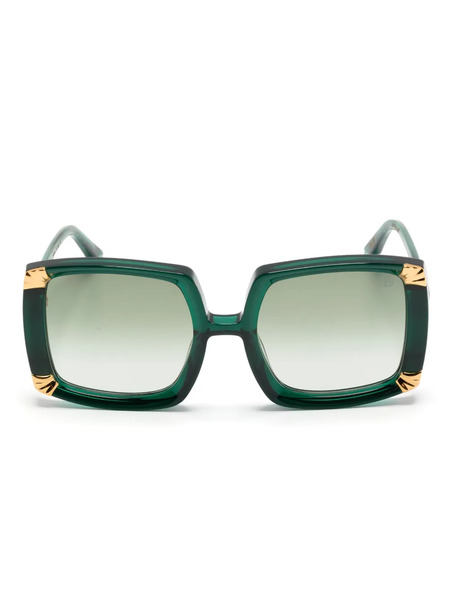  Anna-karin Karlsson Strawberry Moon Oversized-frame Sunglasses - Green 