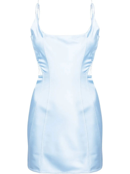  Anna October Open-back Minidress - Blue 