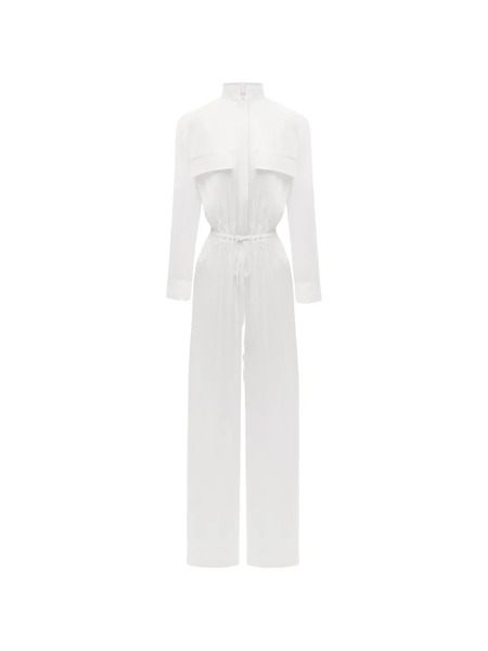  Annafoxy Aire Flsp-pocket Jumpsuit - White 