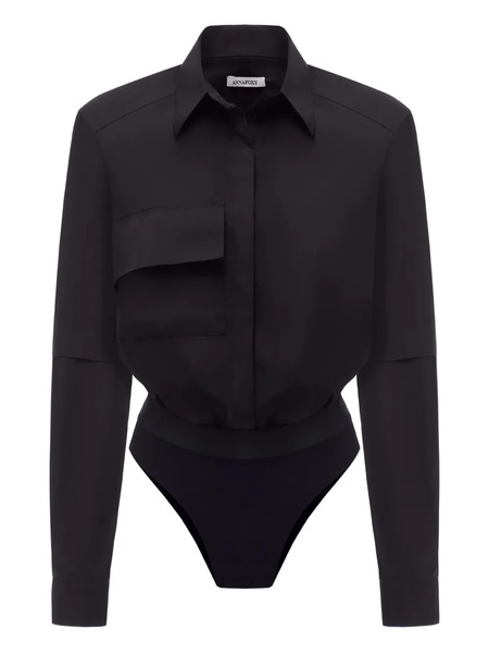  Annafoxy Body Style Shirt - Black 