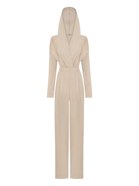  Annafoxy Draped Jumpsuit - Neutrals 
