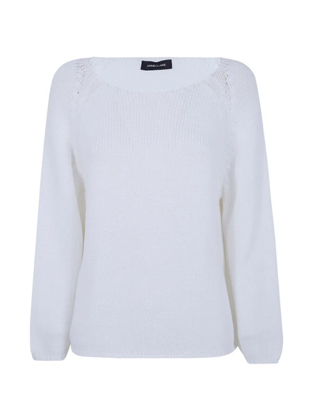  Anne Claire Knitted Sweater - White 