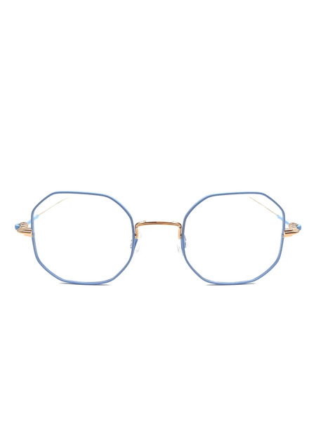 Anne & Valentin Benedict Geometric Glasses - Blue 
