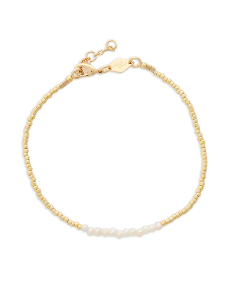  Anni Lu Pearly Beaded Bracelet - Gold 