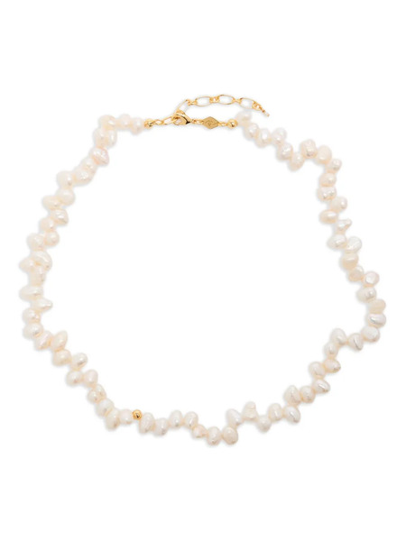  Anni Lu Pearly Drop Necklace - Gold 