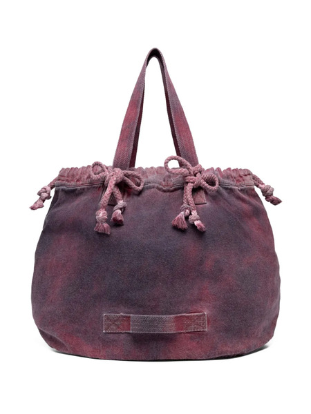  Anntian Drawstring Fake Garden Shoulder Bag - Red 