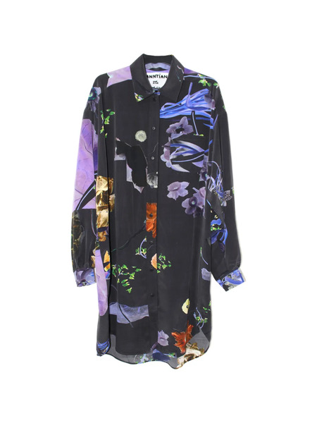  Anntian Floral-print Shirt - Black 