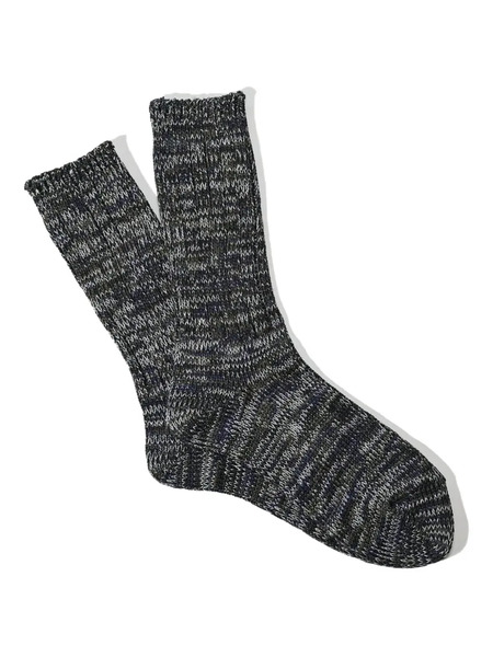  Anonymous Ism 5color Mix Crew Socks - Black 