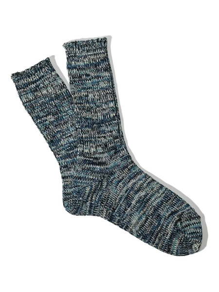  Anonymous Ism 5color Mix Crew Socks - Blue 