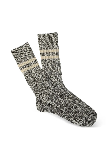 Anonymous Ism Lightweight Slub Crew Socks - Black 