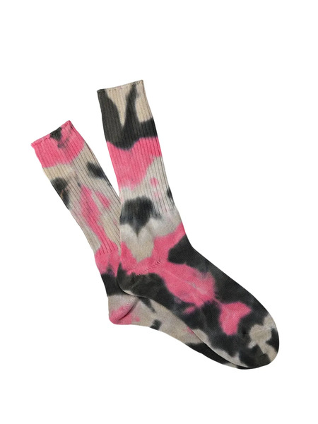  Anonymous Ism Tie Dye Crew Socks - Pink 