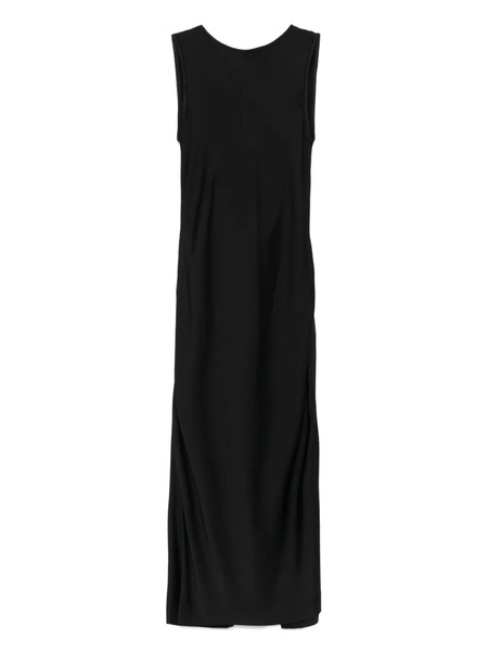  Another Tomorrow Draped-back Dress - Black 