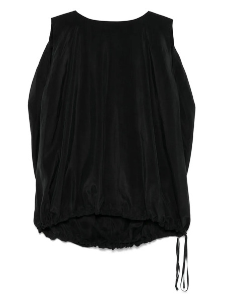  Another Tomorrow Drawstring Top - Black 