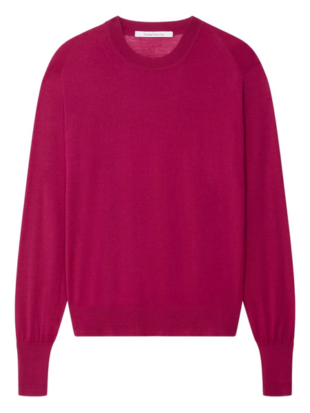  Another Tomorrow Knitted Jumper - Pink 