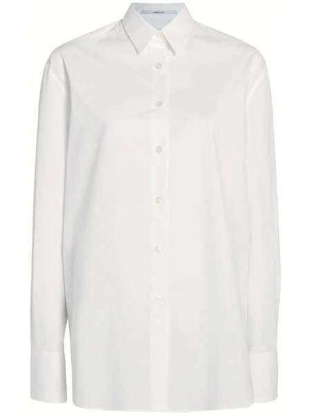  Another Tomorrow Organic Cotton Shirt - White 