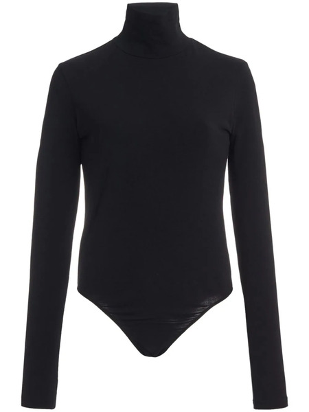  Another Tomorrow Roll-neck Long-sleeve Bodysuit - Black 