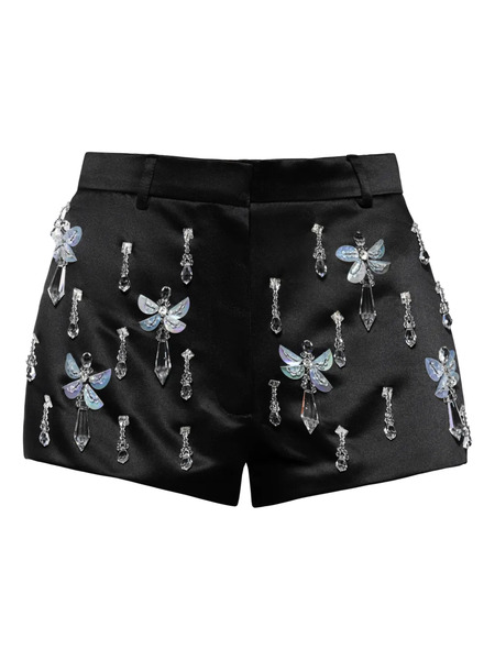  Anouki Crystal-embellished Shorts - Black 