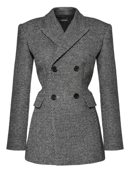  Anouki Double-breasted Blazer - Grey 