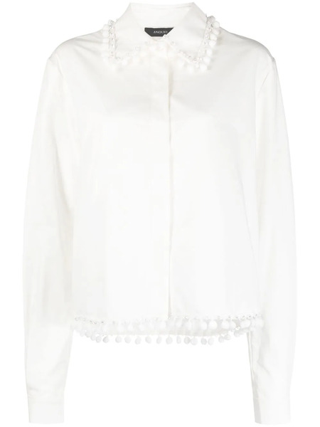  Anouki Embellished Long-sleeve Shirt - White 