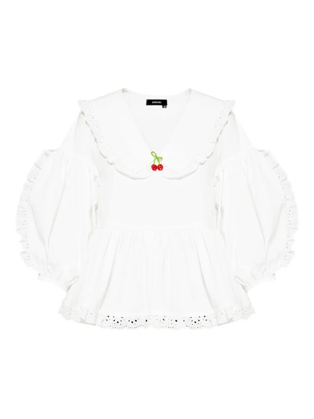  Anouki Ruffled Blouse - White 