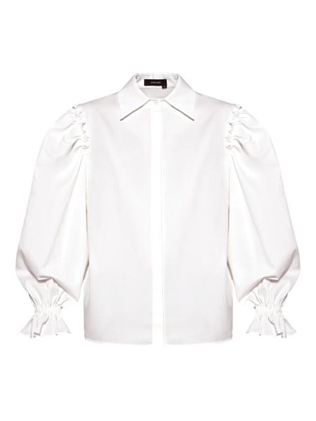  Anouki Ruffled-detail Shirt - White 