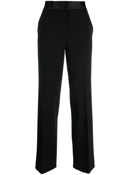  Antonelli Asymmetric Front-button Tailored Trousers - Black 