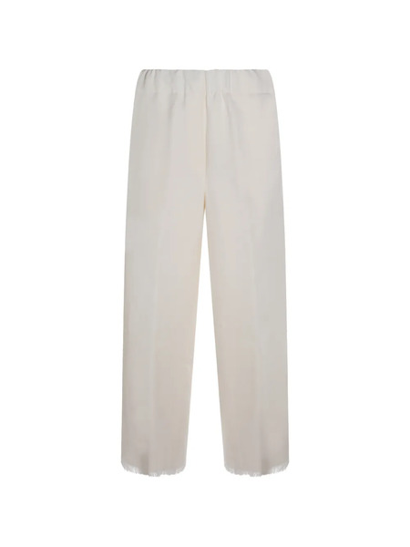  Antonelli Elasticated Frayed Trousers - Neutrals 