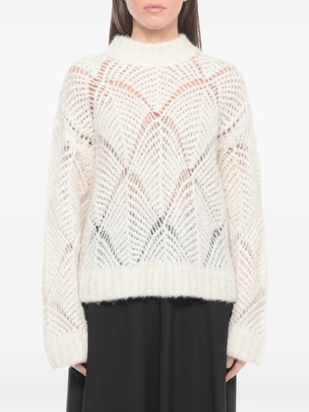 Antonelli Openwork Sweater - Neutrals 