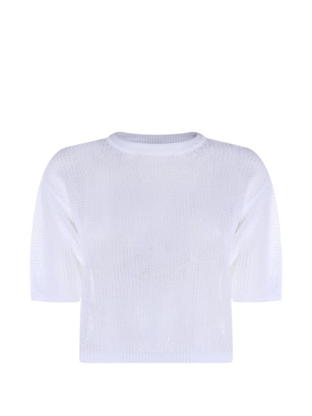  Antonelli Pointelle-knit T-shirt - White 