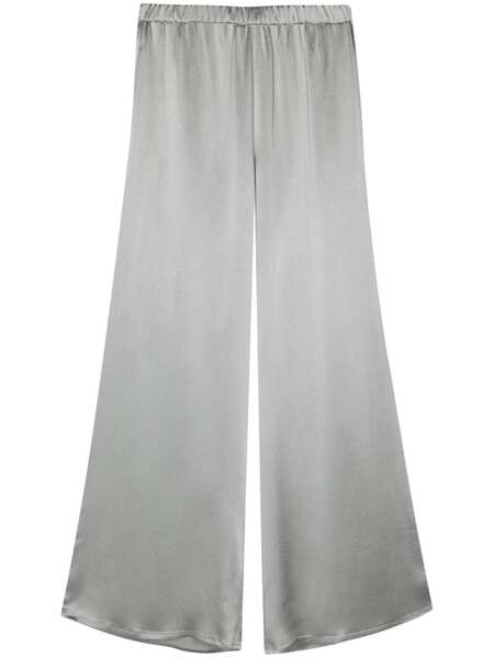  Antonelli Satin-finish Palazzo Pants - Grey 