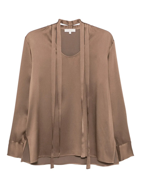  Antonelli Strap-detail Blouse - Brown 